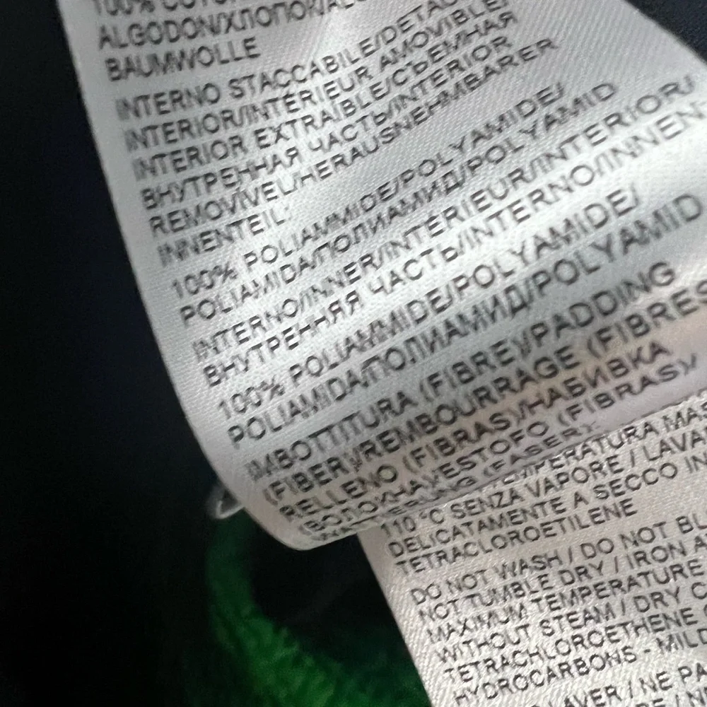 Bottega Veneta 2 in 1 Parka Coat Nylon Black Green Men’s Medium $6,700 - Picture 6 of 9